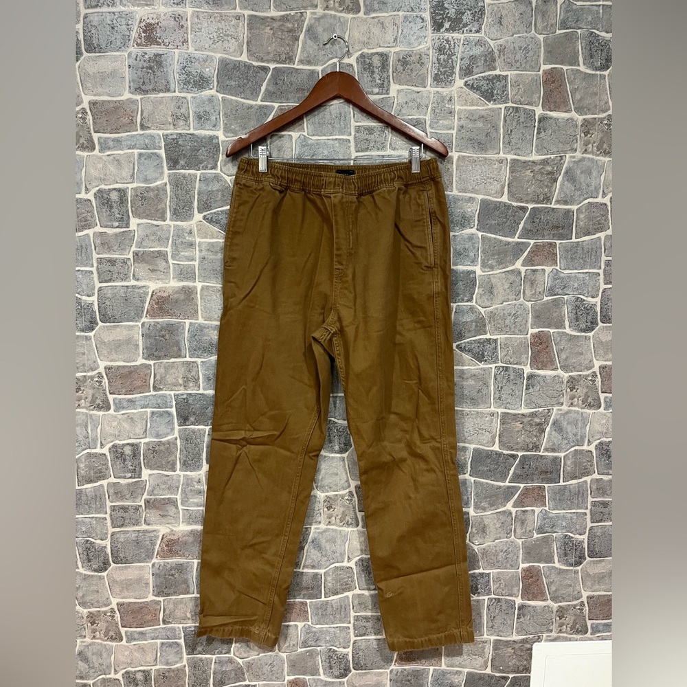 Khaki J Crew Drawstring in Medium